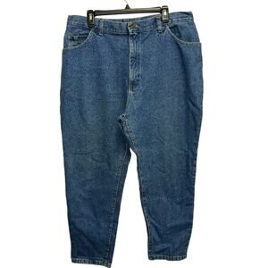 Vintage Lee Riders Jeans 22W Petite High Waisted‎ Mom Tapered Leg Denim Plus